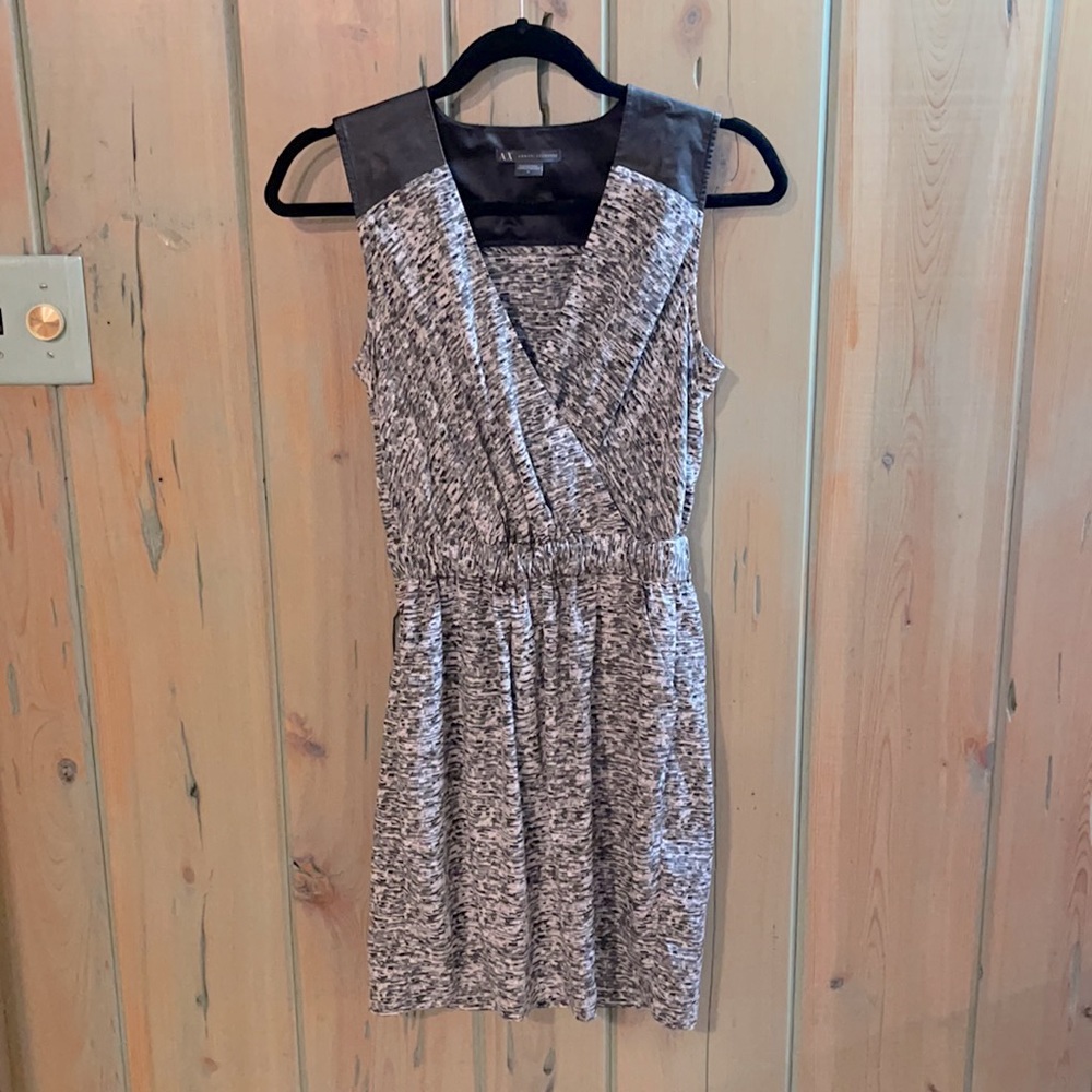 Black and white Armani dress